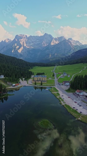 Lake Misurina in the Dolomites, One of the Most Beautiful Lakes in Italy