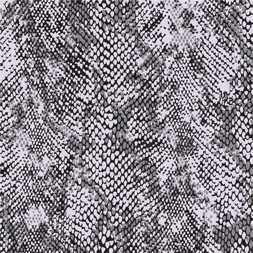 Snake skin pattern design - funny drawing seamless pattern. Lettering poster or t-shirt textile graphic design. / wallpaper, wrapping paper.