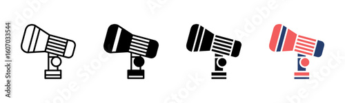 Light Trail icon sheet multiple style collection