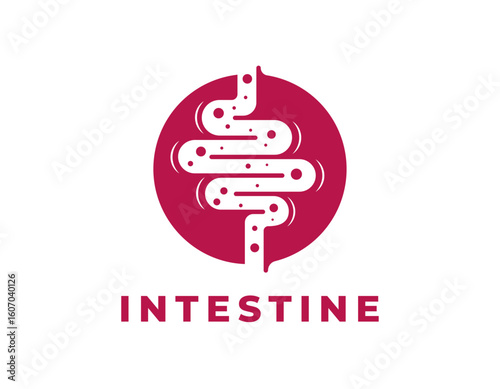 Intestine human Logo Collections Intestine Organ medical design