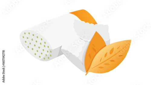 Buy organic pillow with leaves for sleep and relaxation comfort natural bedding soft home decor sleep well dreamland
