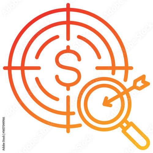 Niche Line Gradient Icon