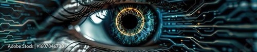 abstract digital background with eye
