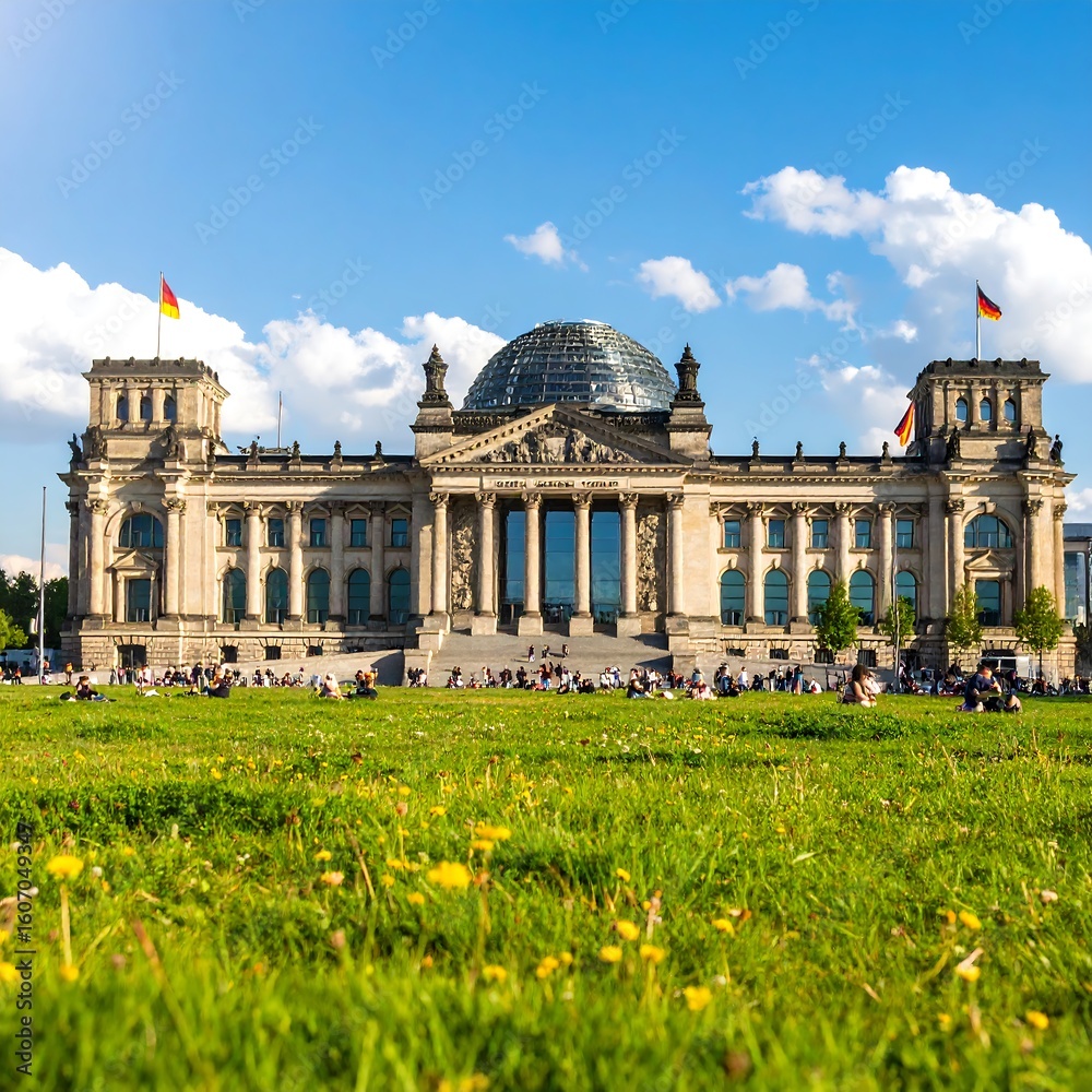 Obraz premium German Parliament Building, Berlin