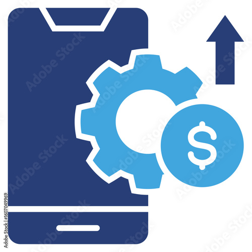Monetization Two Color Icon