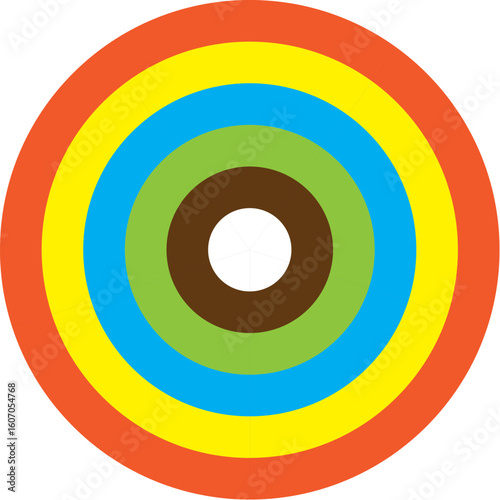 abstract colorful circle background darts or pie chart background