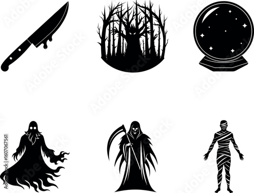 Dark and Mysterious Symbols of Fear and the Supernatural