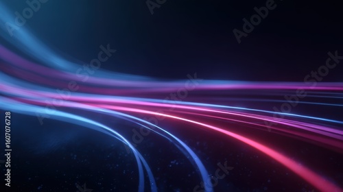 Vibrant neon lines create a dynamic digital background, perfect for modern designs and tech-related themes.