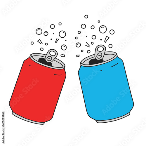 Celebration and Party Drink Illustration.

