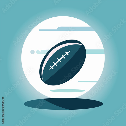 Create a Minimal Rugby Illustrator Vector Art