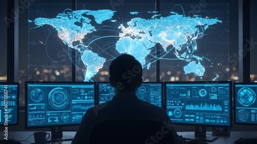 Control room secret hacker global network
