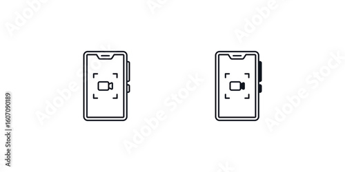 recorder set icon with white background vector stock illustration