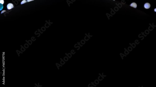 abstract background with blue lights