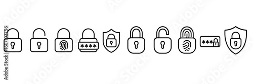 Different types of security locks and methods for protecting personal belongings and data