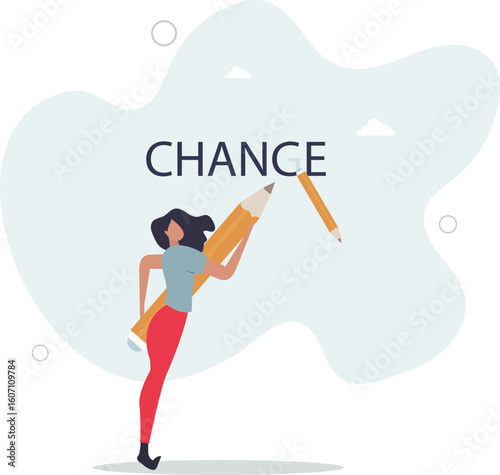 Turn change into chance, transformation for business opportunity,human life.