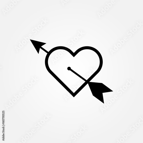 Love and affection icon symbol illustration vector eps10 logo template design 
