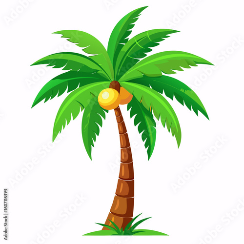 coconut palm tree