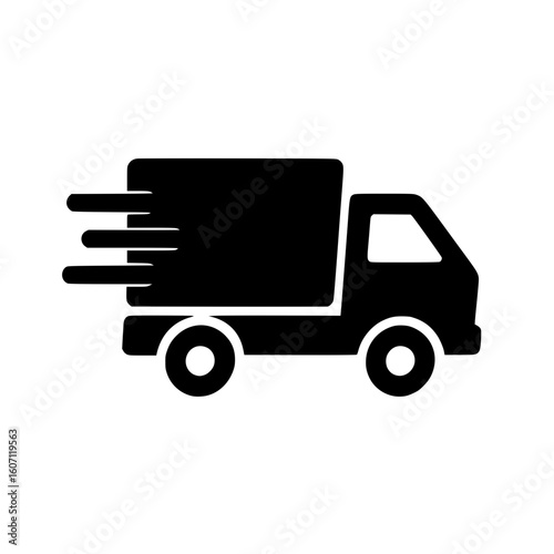 Delivery Truck Icon Vector Illustration