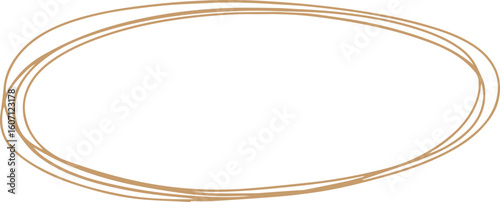 Doodle elegant frame decoration for wedding, birthday party. Golden elegant minimal border 