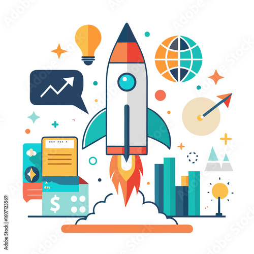 set of space icons