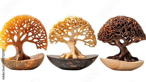 mushrooms in a basket