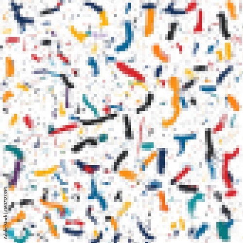 seamless pattern with colorful squares