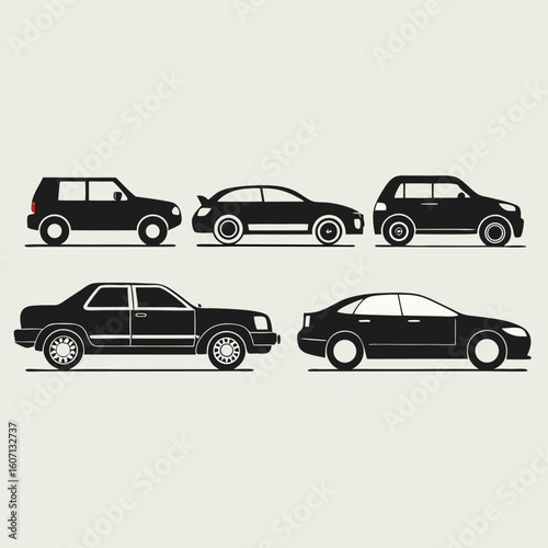 Clean minimalist vector style illustration with geometric shapes and color accents