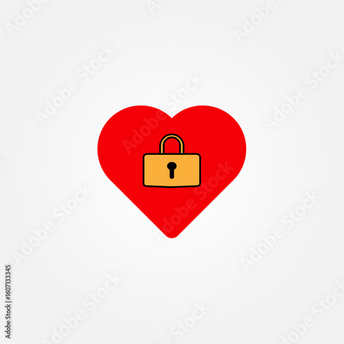Love and affection icon symbol illustration vector eps10 logo template design 