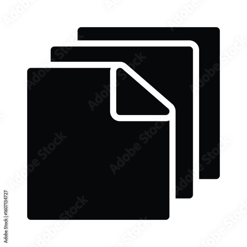 Paper icon design template