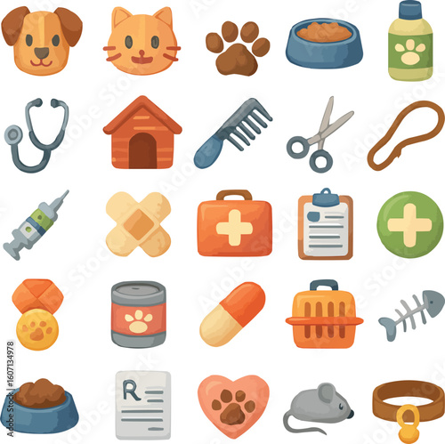  Pet Care & Veterinary Icon