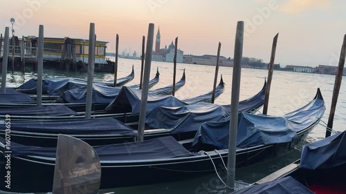 Gondolas in Venice – Traditional Boats on Scenic Canals of Italy