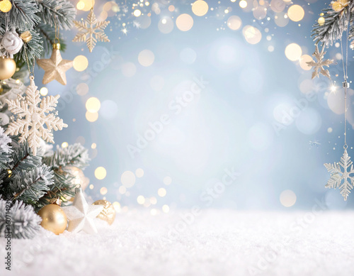 christmas background with balls