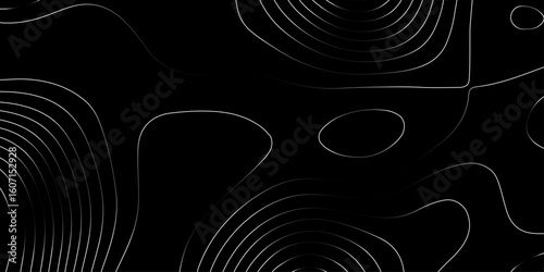 Abstract topographic map background. Topo backdrop lines. Business concept. Vector abstract landscape geodesy topography map. Art Line texture pattern. Memphis, cartography, minimal, outline, relief.