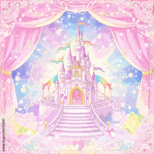 Rainbow Royalty: A Fantasy Castle
