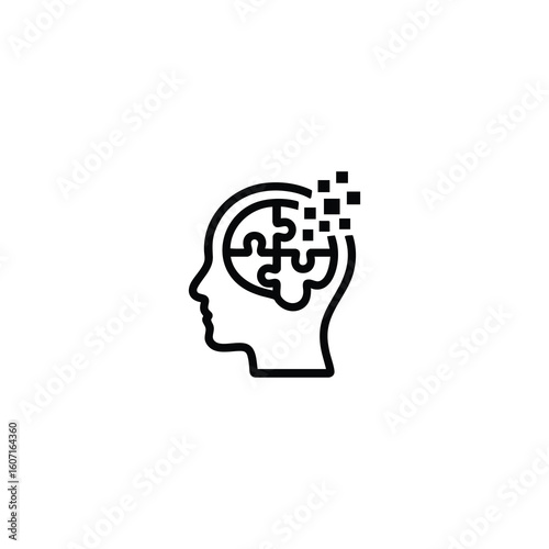 Cognitive Decline Memory Loss Icon