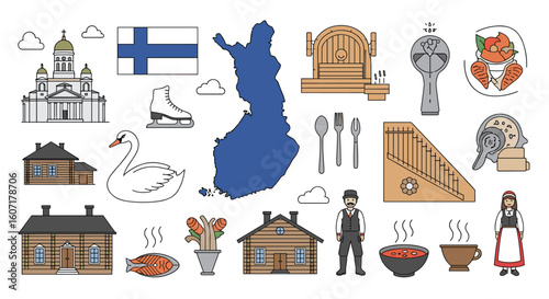 Finnish culture and symbols a pixelated journey through finland's heritage