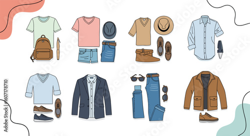Curated collection of contemporary apparel showcasing versatile styles for everyday wear and special occasions