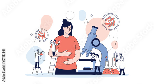 Visualizing reproductive health research and scientific discovery through modern laboratory techniques and medical innovation