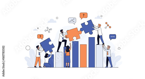 Team collaboration building blocks for business growth and success