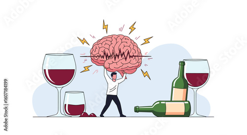 Understanding the devastating neurological impact of excessive alcohol consumption on the human brain health