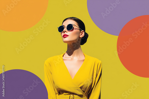 Fashion model isolated 3d background