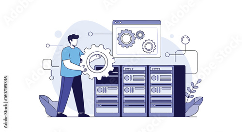 Implementing robust server infrastructure and efficient operational workflows for scalable business growth