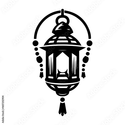 lantern on a white background