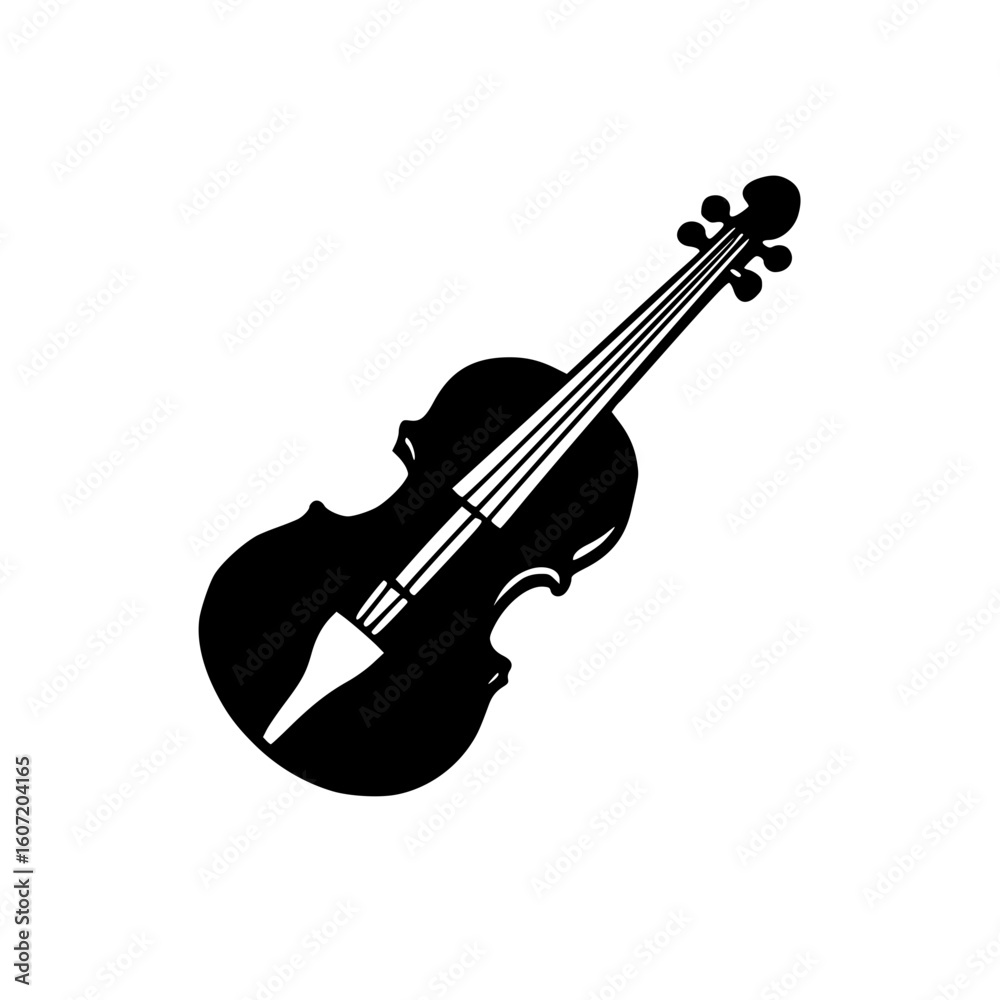 Obraz premium violin isolated on white