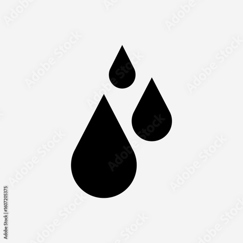 water icon symbol illustration vector eps10 logo template design 