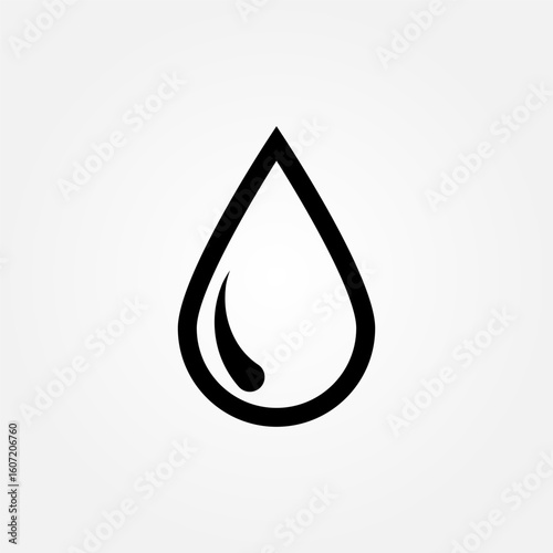 water icon symbol illustration vector eps10 logo template design 