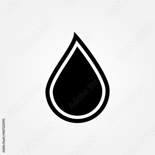 water icon symbol illustration vector eps10 logo template design 