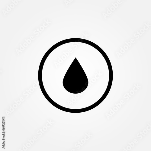 water icon symbol illustration vector eps10 logo template design 