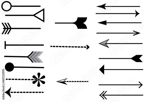 Diverse Collection of Arrows and Pointers Design Elements