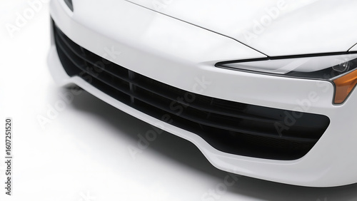 black car headlight